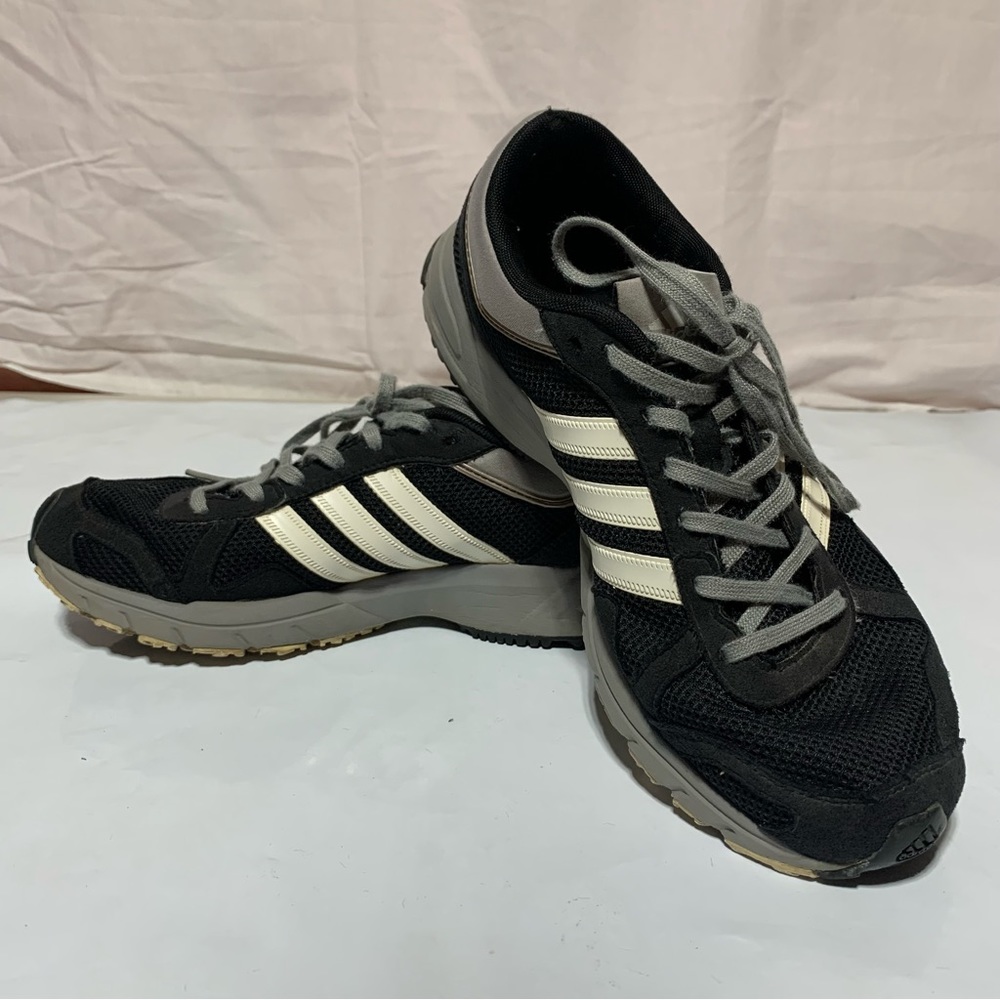 Adidas Mens Marathon 10 AdiPRENE Sneakers Size US 8 Black/white
